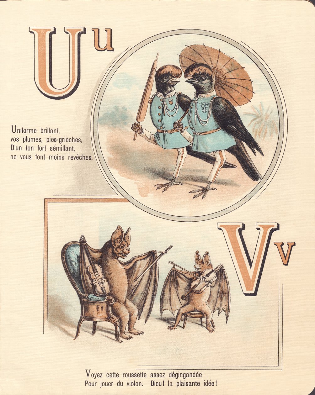 U V: Urubu, univormu, vampyyri, viulu tekijältä French School