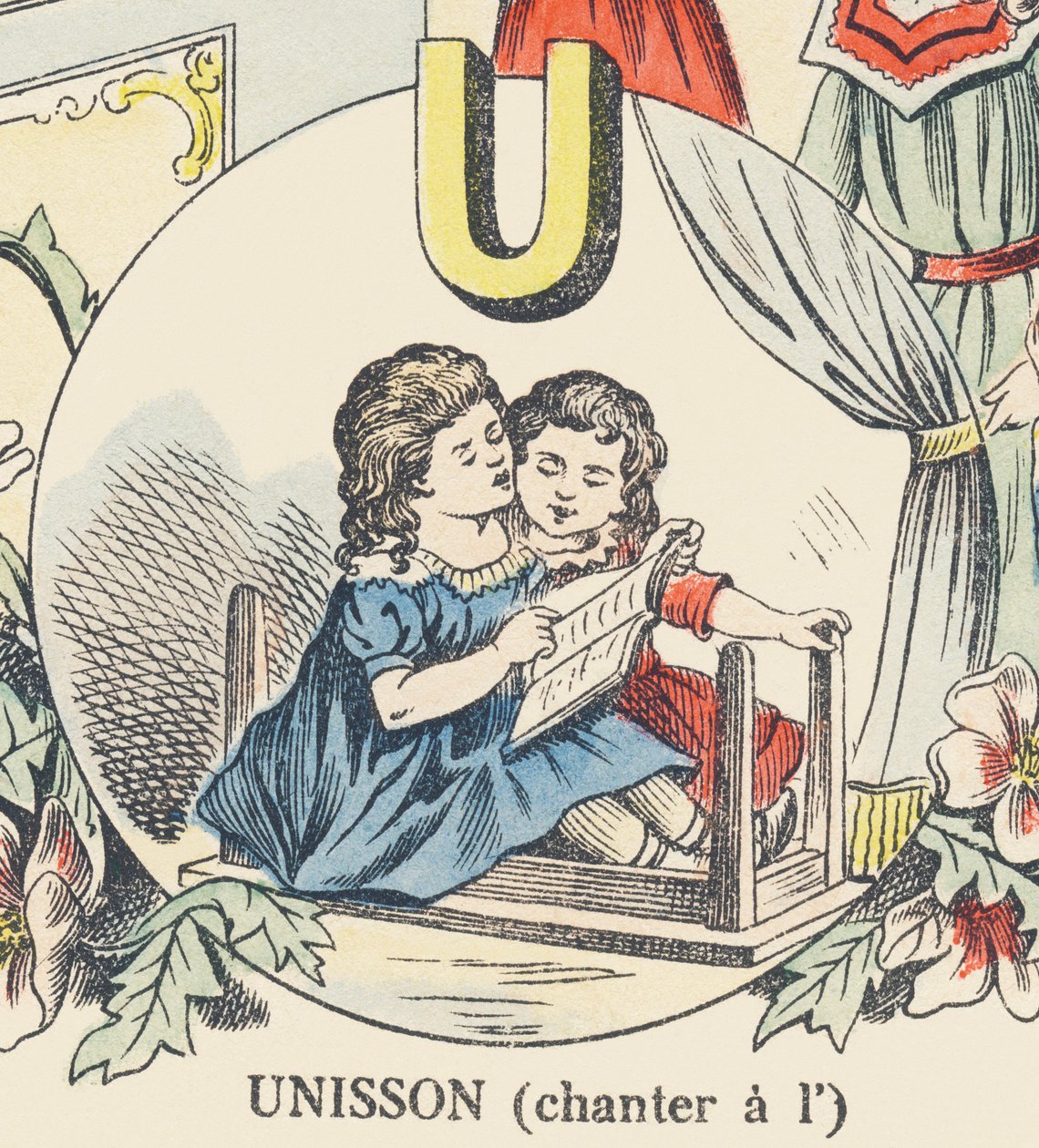 U: unison (laulaa tekijältä French School