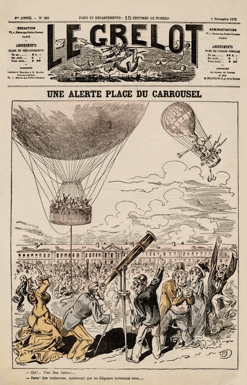 Varoitus, Place du Carrousel, Le Grelotista, 3. marraskuuta tekijältä French School