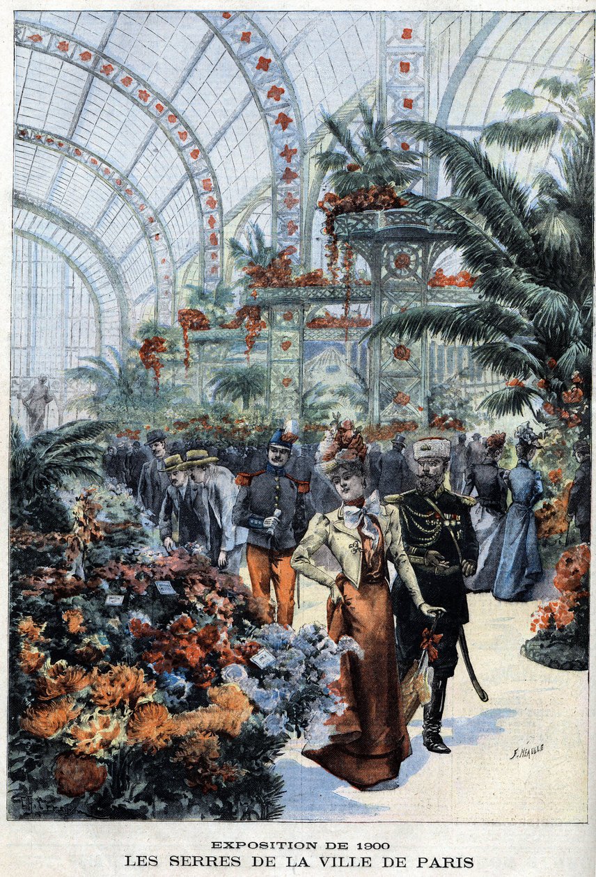 Pariisin yleisnäyttely vuonna 1900: kasvihuoneet Palais de l