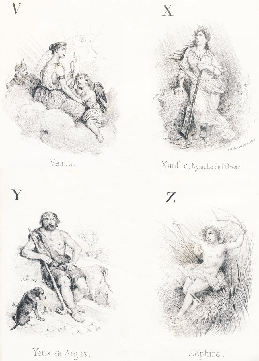 V X Y Z: Venus, Xantho, Eyes, Zephire tekijältä French School