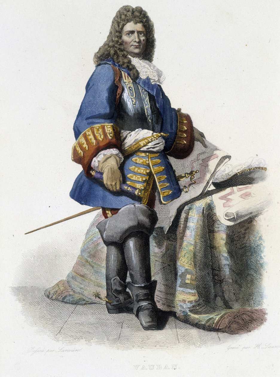 Vauban - teoksessa "" Le Plutarque Français "", toim. Mennechet tekijältä French School