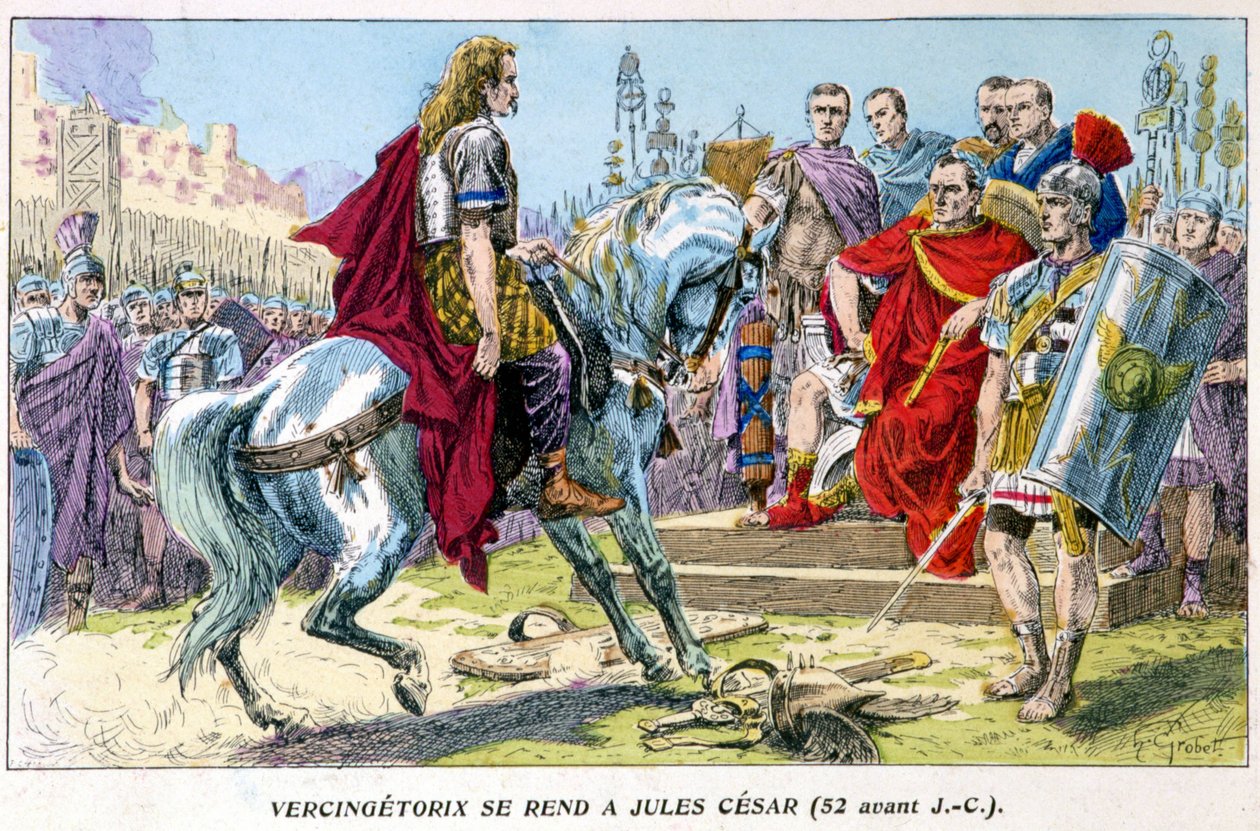 Vercingétorix va a Juli Cèsar (52 aC) finlandès tekijältä French School