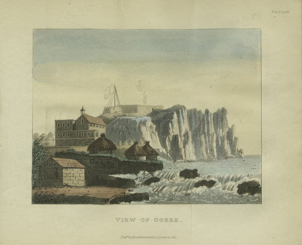 Näkymä Goreelle, 1821 tekijältä French School