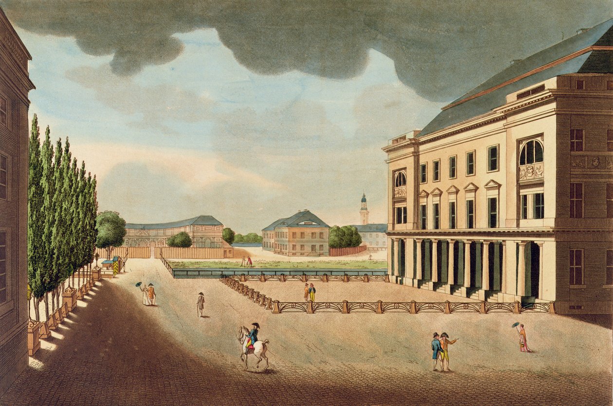 Näkymä Berliinin pörssistä, 1800-luvun alku tekijältä French School
