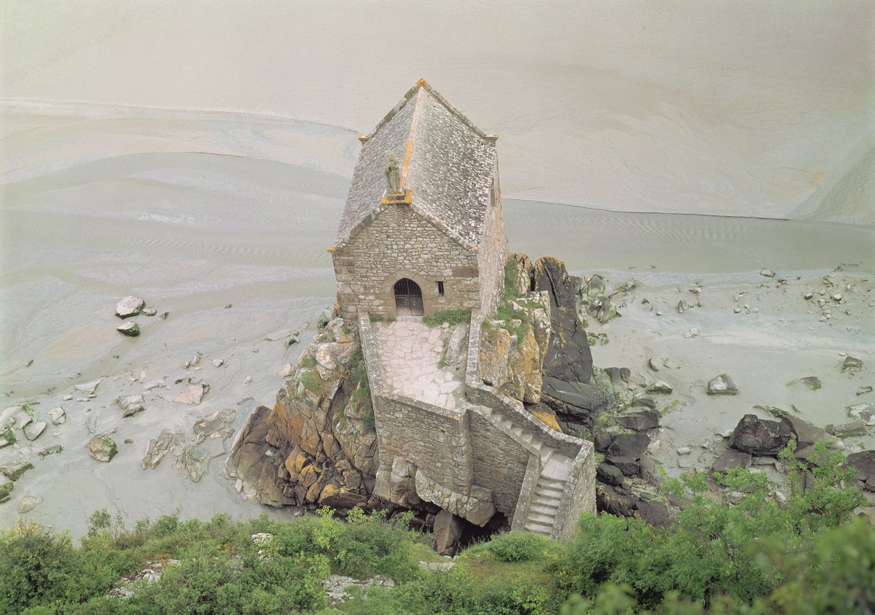 Näkymä Chapelle Saint-Aubertille, 1200-1300-luku tekijältä French School