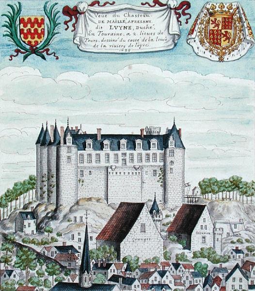 Näkymä Chateau de Maillelle Tourainessa tekijältä French School