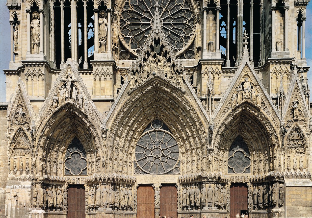 Näkymä julkisivusta, 1200-1300-luku tekijältä French School