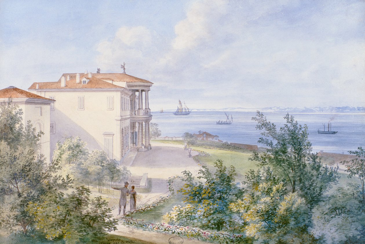 Villa Murat, Campo Marzio Triestessä, 1820 tekijältä French School