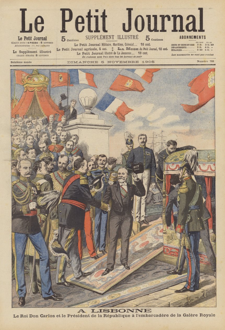 Ranskan presidentin vierailu Lissabonissa (värilitro) tekijältä French School