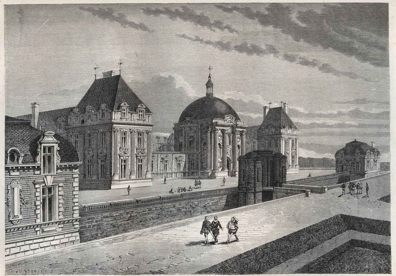 Näkymä Chateau Royal de Monceaux