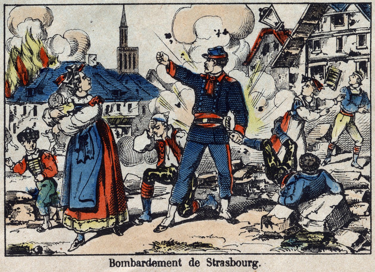 Ranskan ja Preussin välinen sota 1870: Strasbourgin piiritys ja pommitukset tekijältä French School
