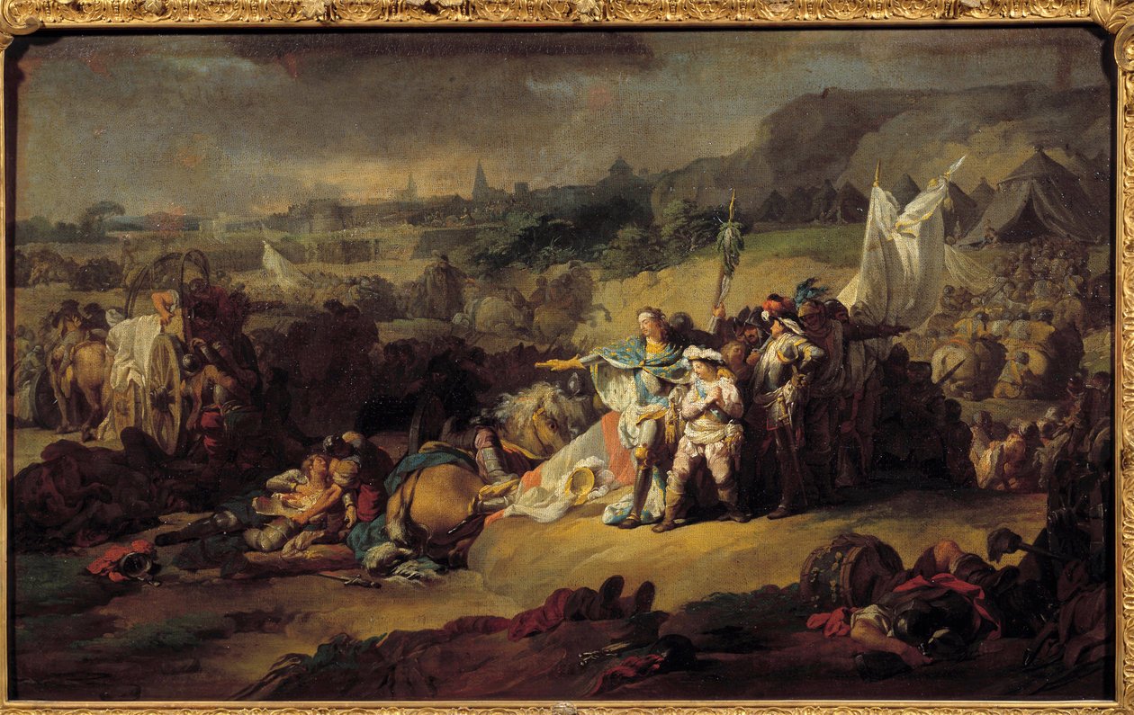 Itävallan peräkkäissota (1740-1748): "" Fontenoyn taistelu tekijältä French School
