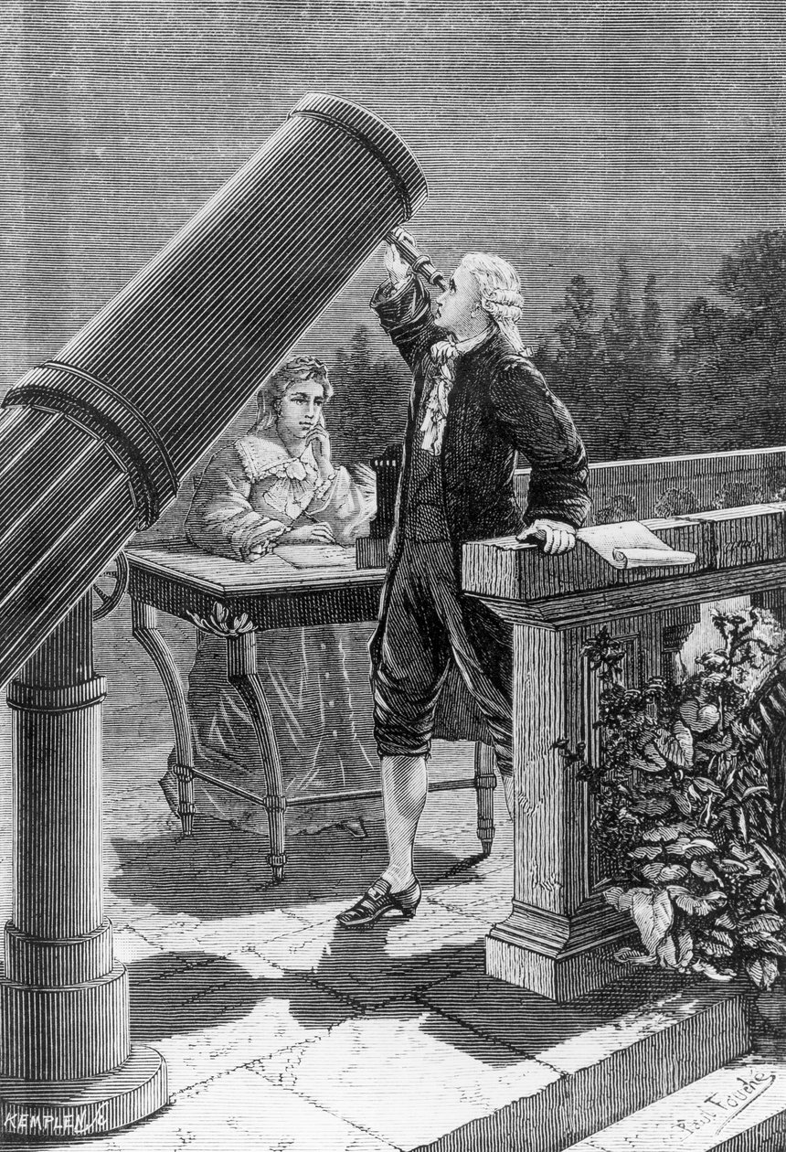 William Herschel (1738-1822) Löytää Uranuksen planeetan tekijältä French School