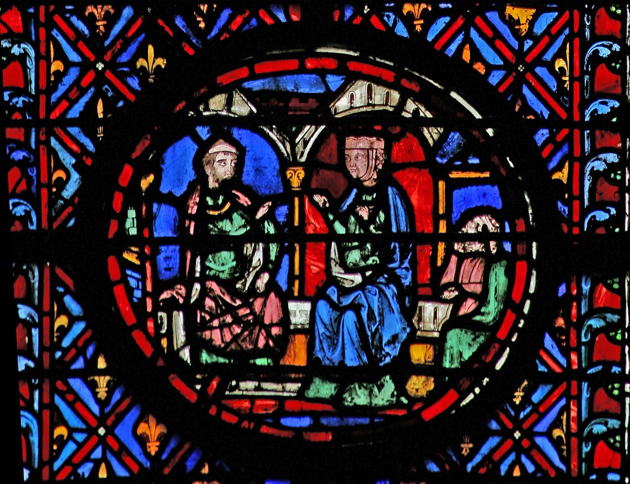 Ikkuna w12 Ylipappi ylistää Judith Judith XV 9-12 tekijältä French School