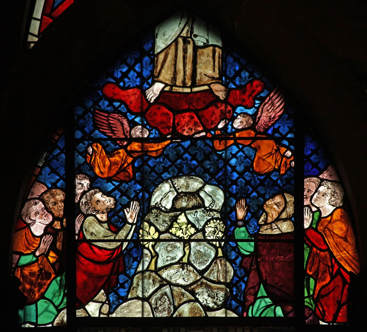 Ikkuna w14, joka kuvaa Ascensionia tekijältä French School