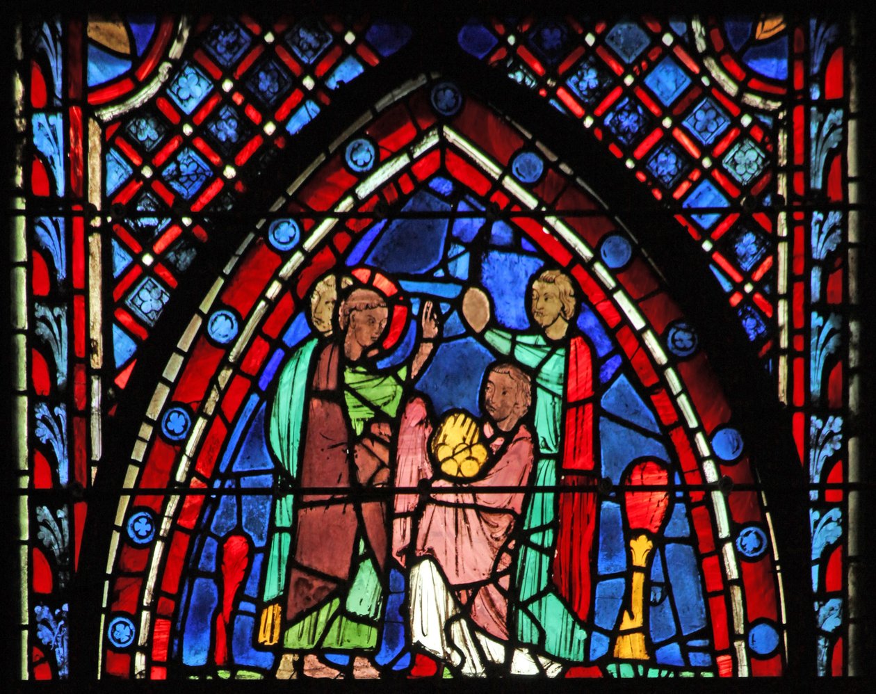 Window w7 St John: muuttaa lehdet kullaksi tekijältä French School