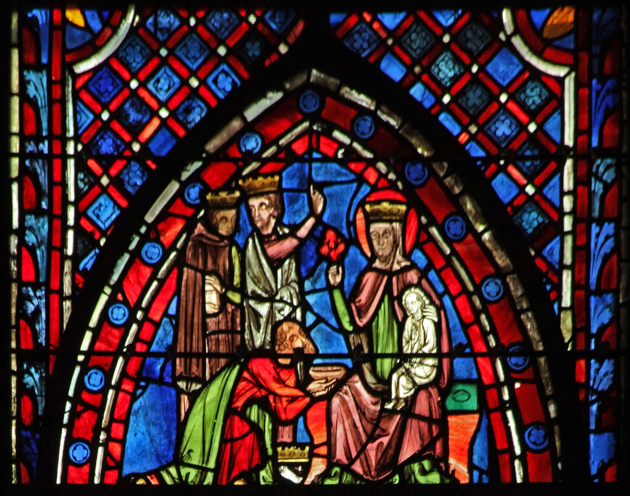 Window w7 the Adoration of the Magi tekijältä French School