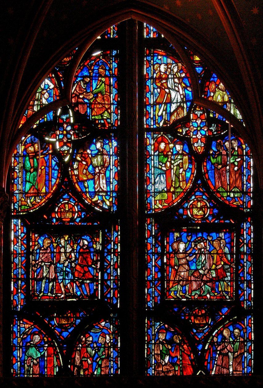 Window w8 alemmat paneelit Passion-kohtauksilla tekijältä French School