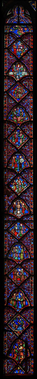 Window w9 Pyhän Johannes Kastajan historia tekijältä French School