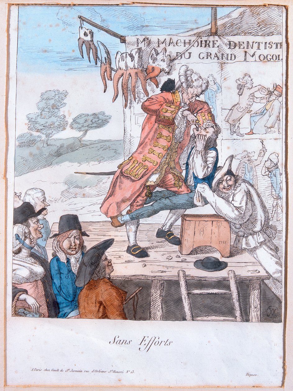 Ilman vaivaa, 1781 (värikaiverrus) tekijältä French School