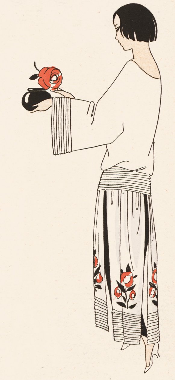 Naisten muoti 1920-luvulta (värilitro) tekijältä French School