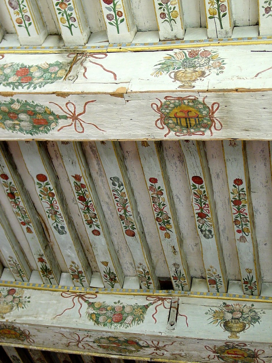 Puupalkit, Chateau dOiron, Loiren laakso (maalattu puu) (katso myös 265494) tekijältä French School