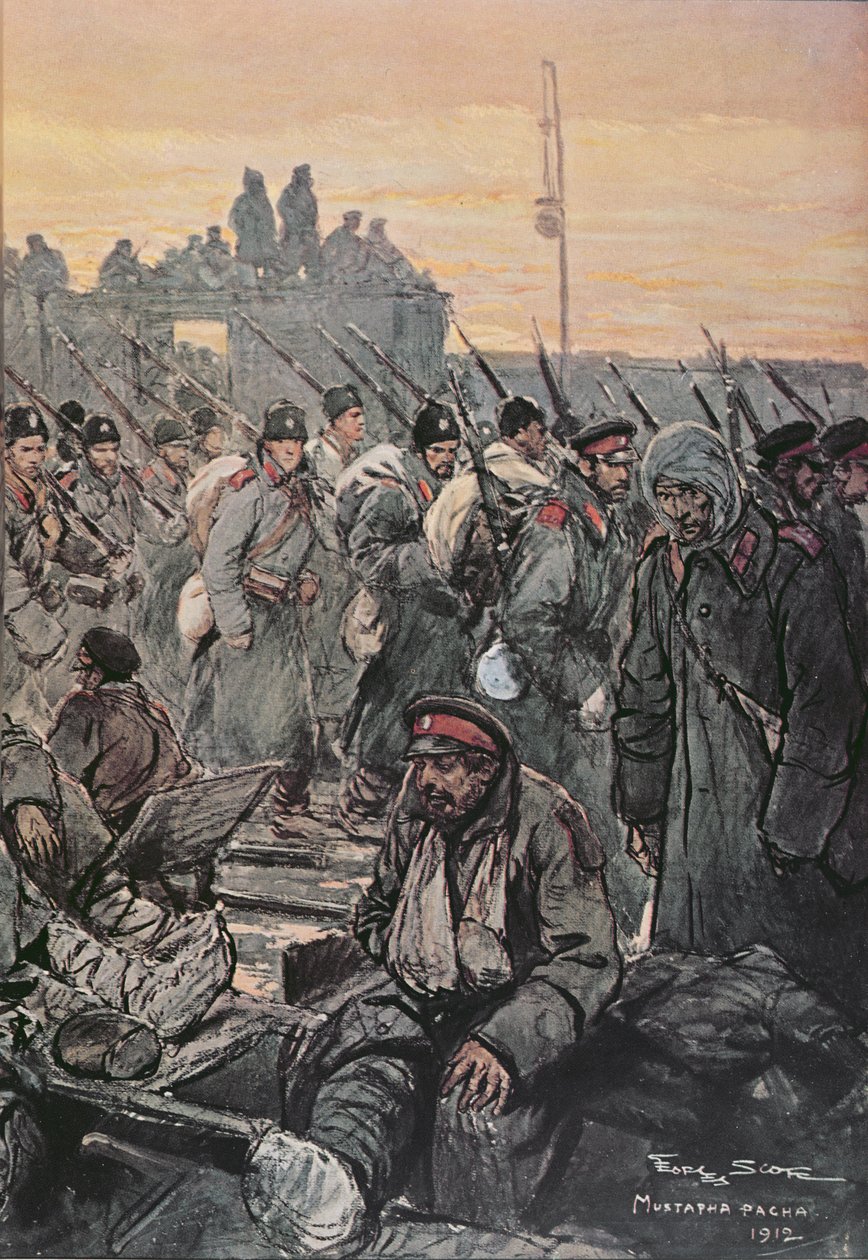 Haavoittuneet bulgarialaiset sotilaat Balkanin kampanjoissa 1912-1913 tekijältä French School