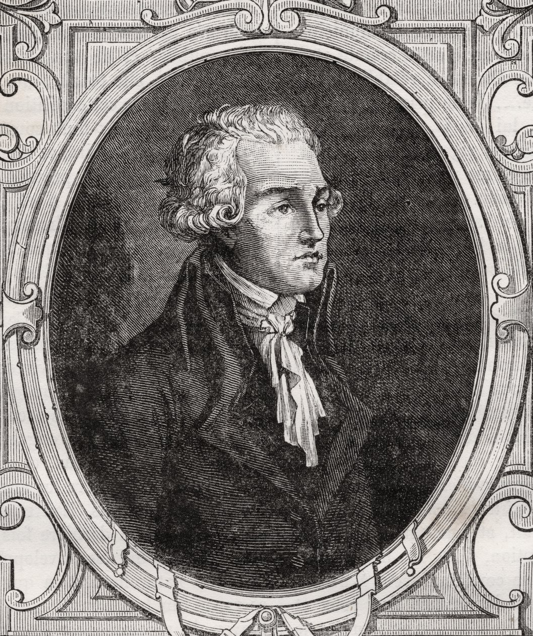 Nuori Robespierre Louis Blancin (1811-82) "Histoire de la Revolution Francaisesta" tekijältä French School