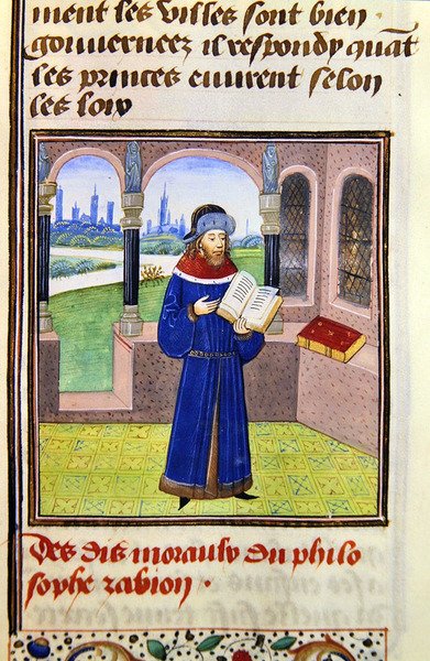 Zabion, Histoire des Philosophes, 1400-luvun loppu (vellum) tekijältä French School