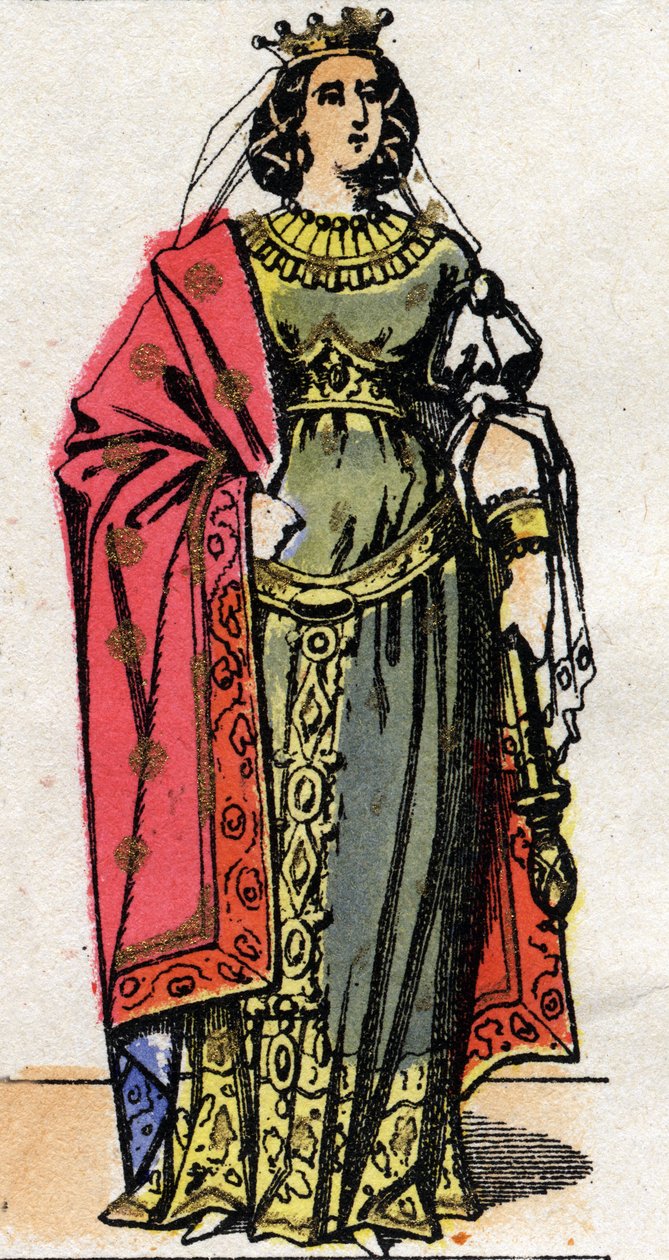 Brunehautin muotokuva tekijältä French School