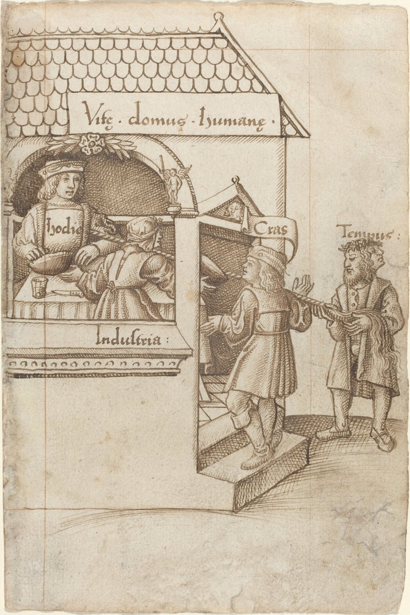 "Älä istu viljamitan päällä" [fol. 12 recto] tekijältä French early 16th Century