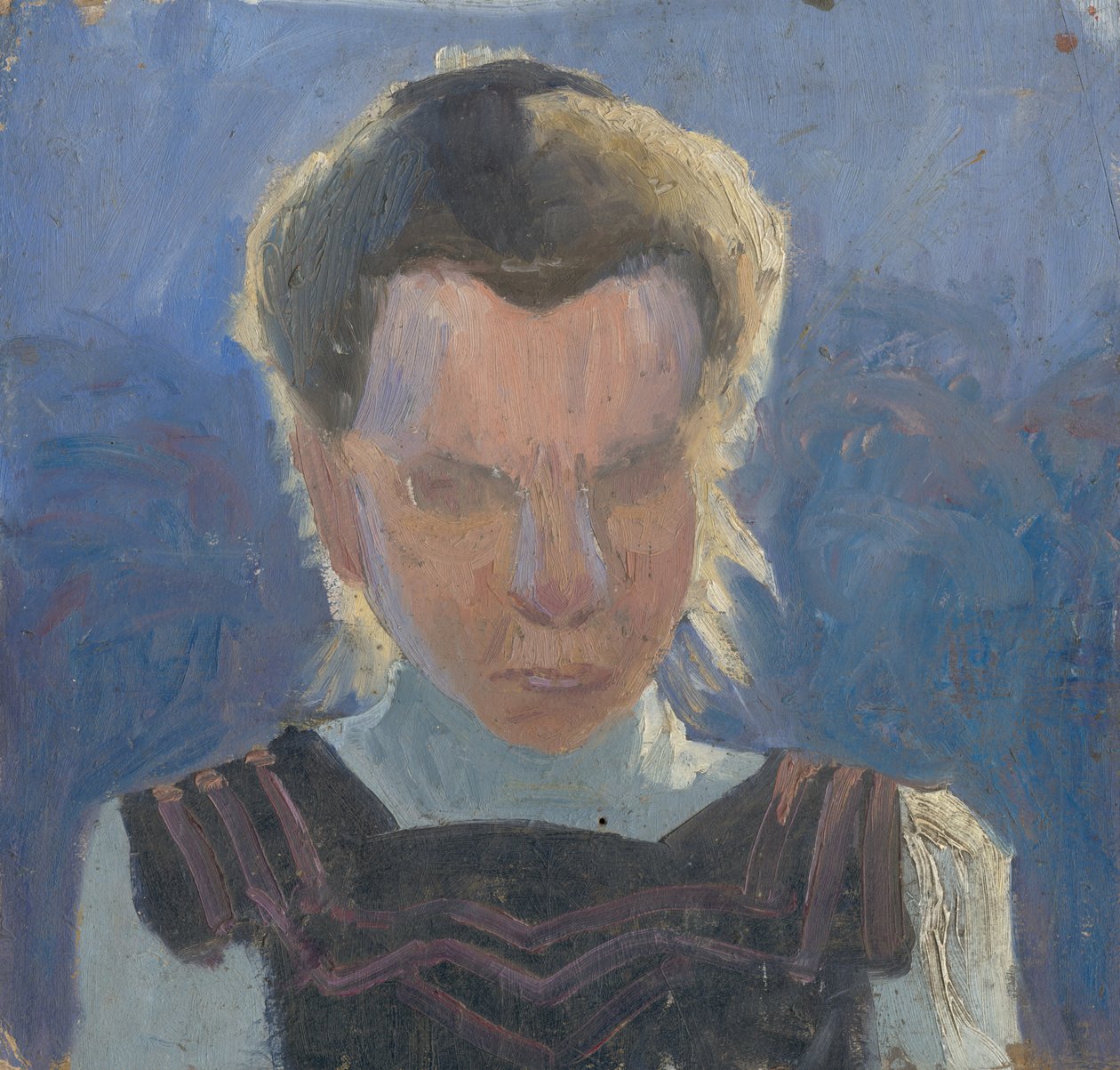Päätutkimus tytöstä sinisellä pohjalla tekijältä Frida Konstantin