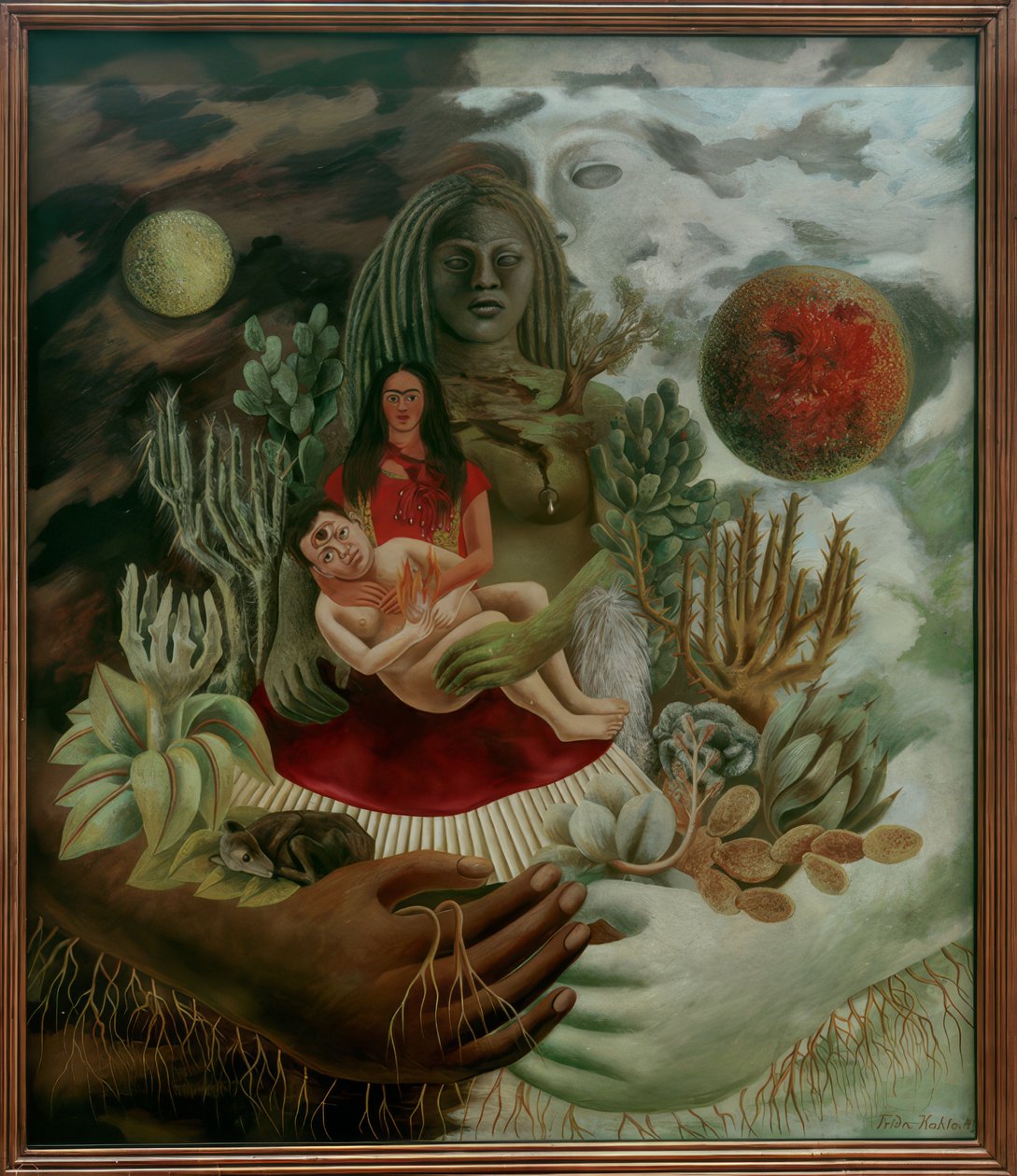 Maailmankaikkeuden rakkauden syleily... tekijältä Frida Kahlo