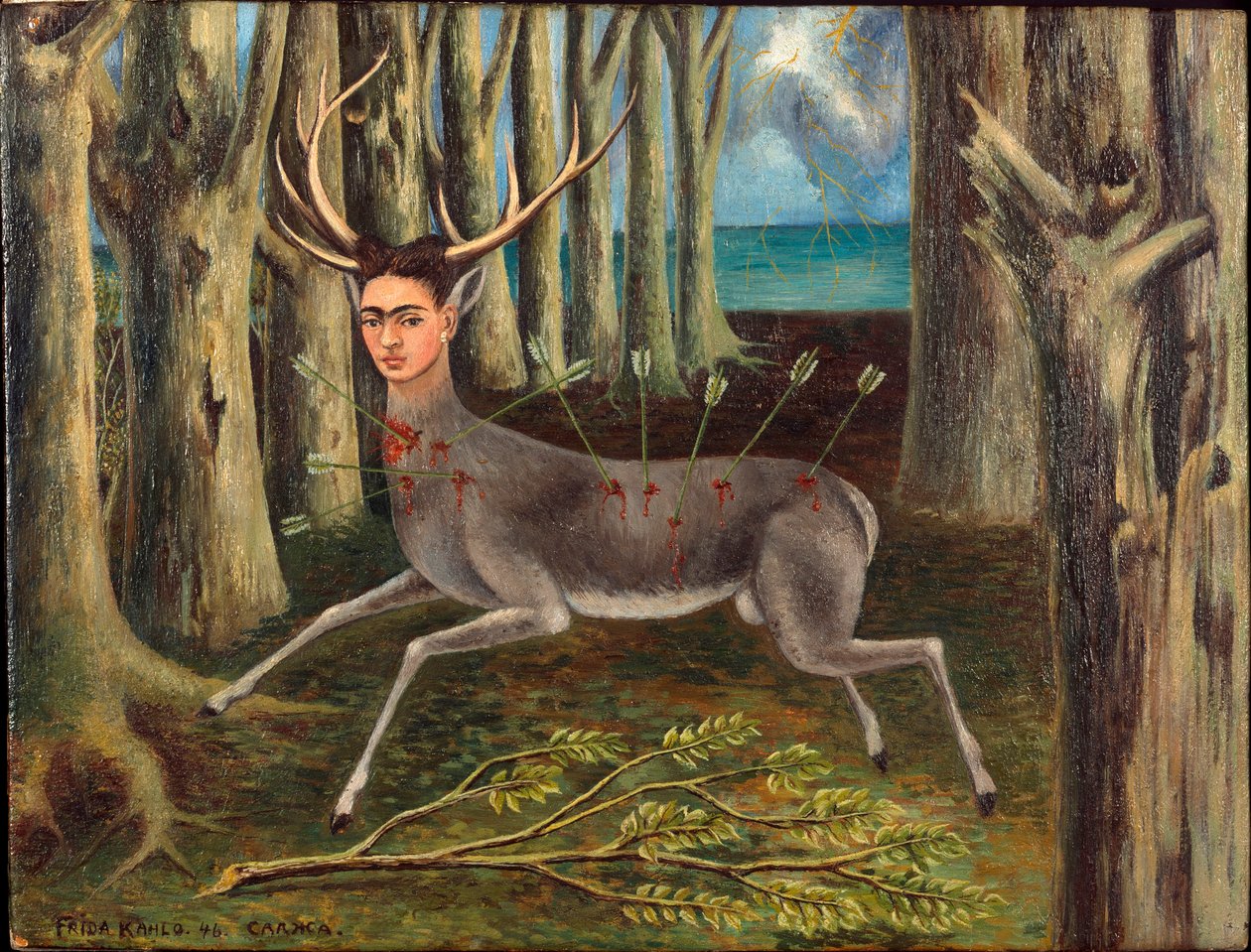 El venado herido (Haavoittunut peura tai Pieni peura) tekijältä Frida Kahlo