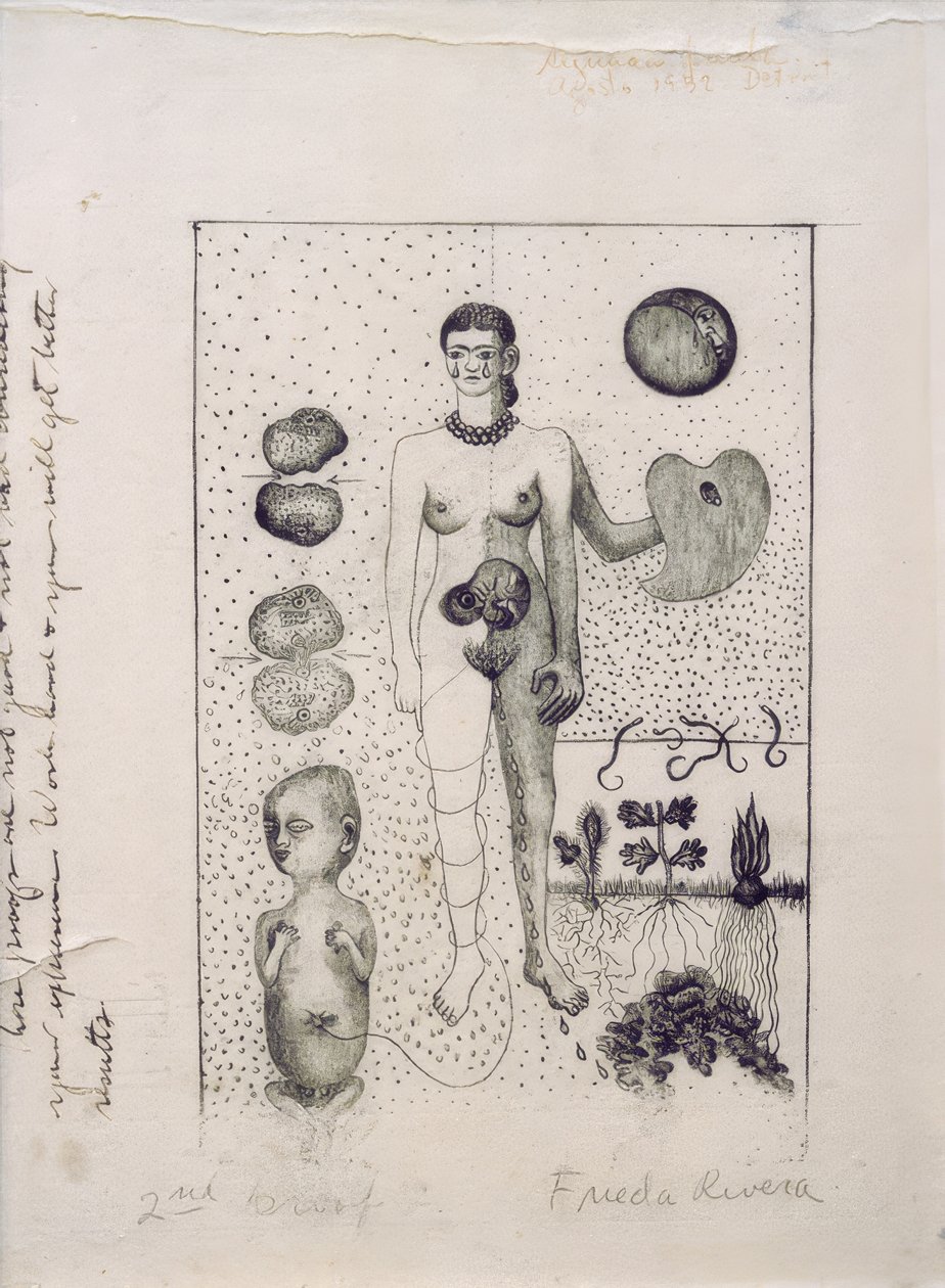 Frida ja keskenmeno tekijältä Frida Kahlo