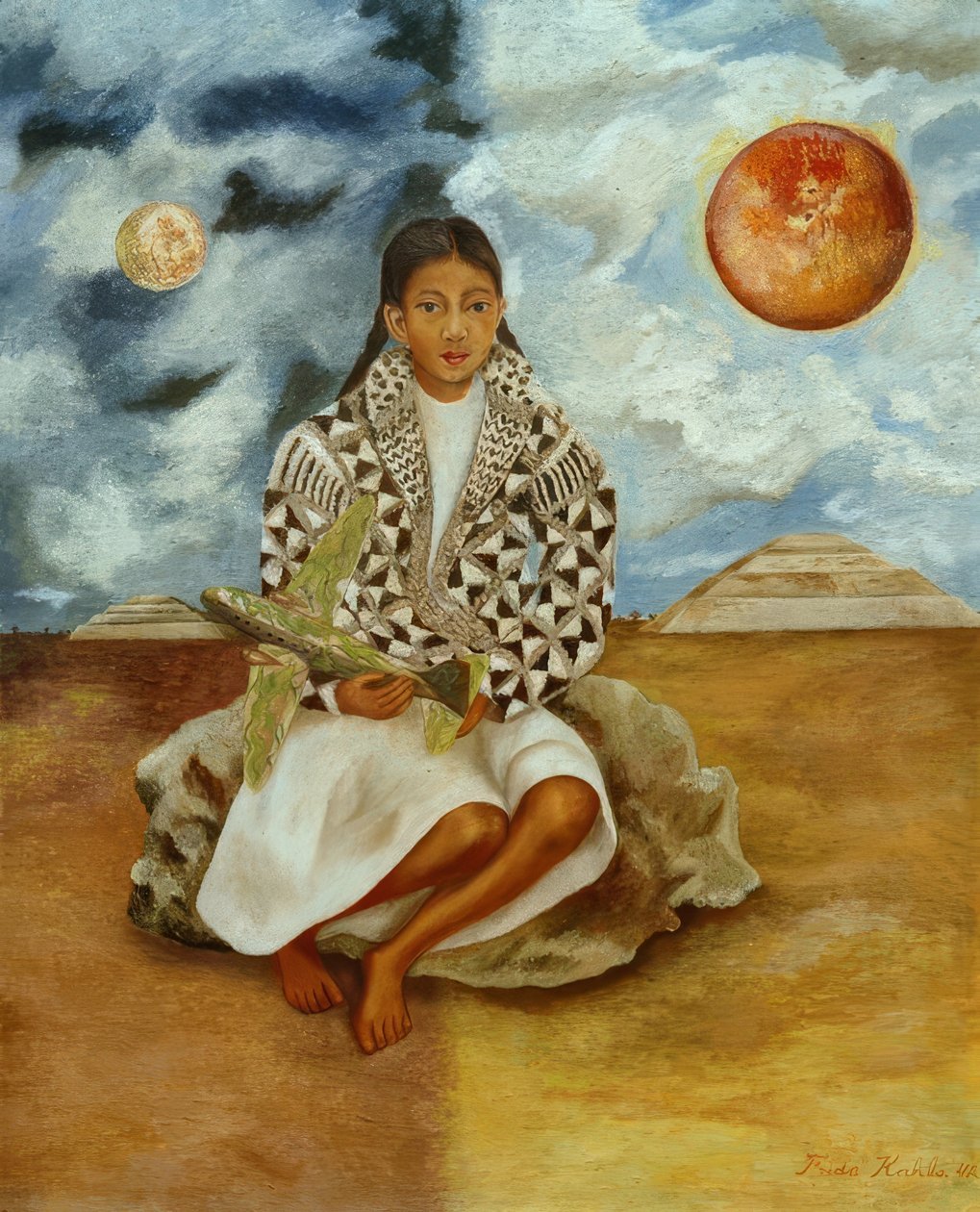 Muotokuva Lucha Mariasta, Tehuacanin tytöstä tekijältä Frida Kahlo