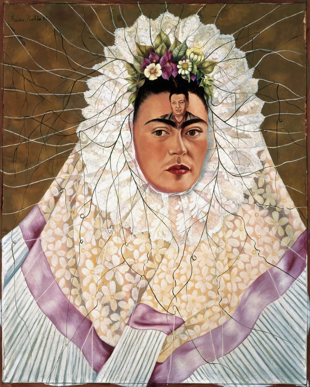 Omakuva Tehuanana tai Diego mielessäni tekijältä Frida Kahlo