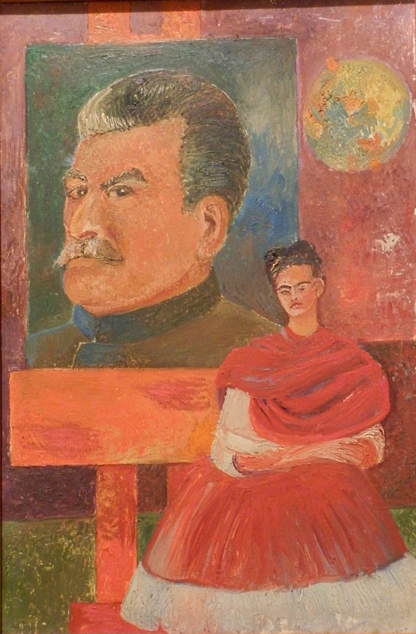 Omakuva Stalinin kanssa tekijältä Frida Kahlo