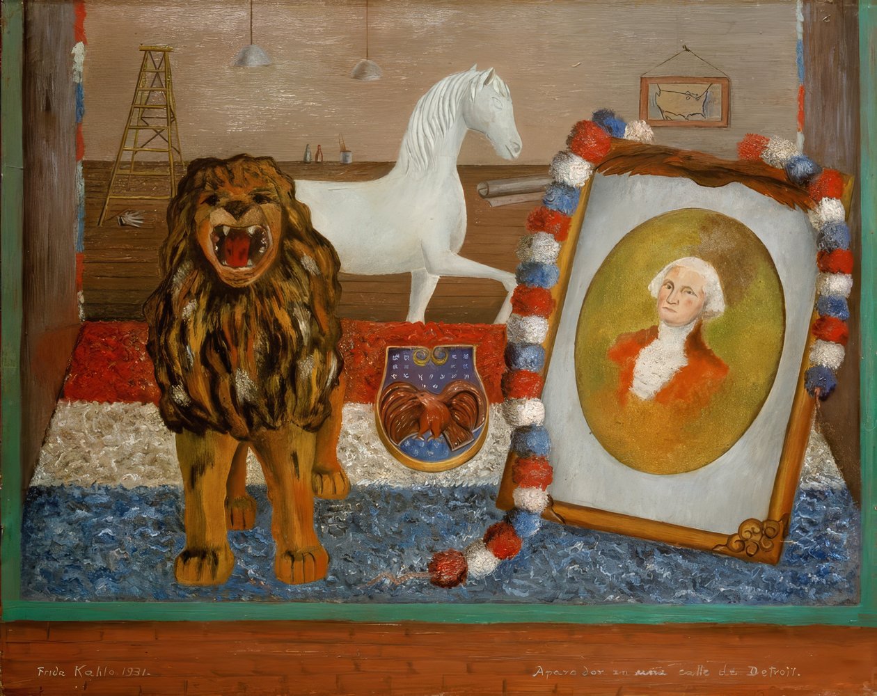 Näyteikkuna Detroitissa tekijältä Frida Kahlo