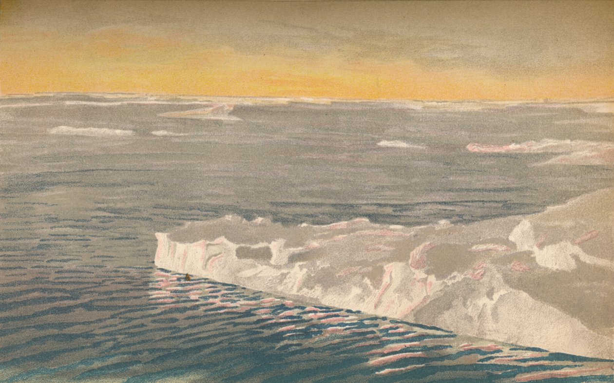 Ilta ajojään keskellä, 22. syyskuuta 1893, 1897 tekijältä Fridtjof Nansen