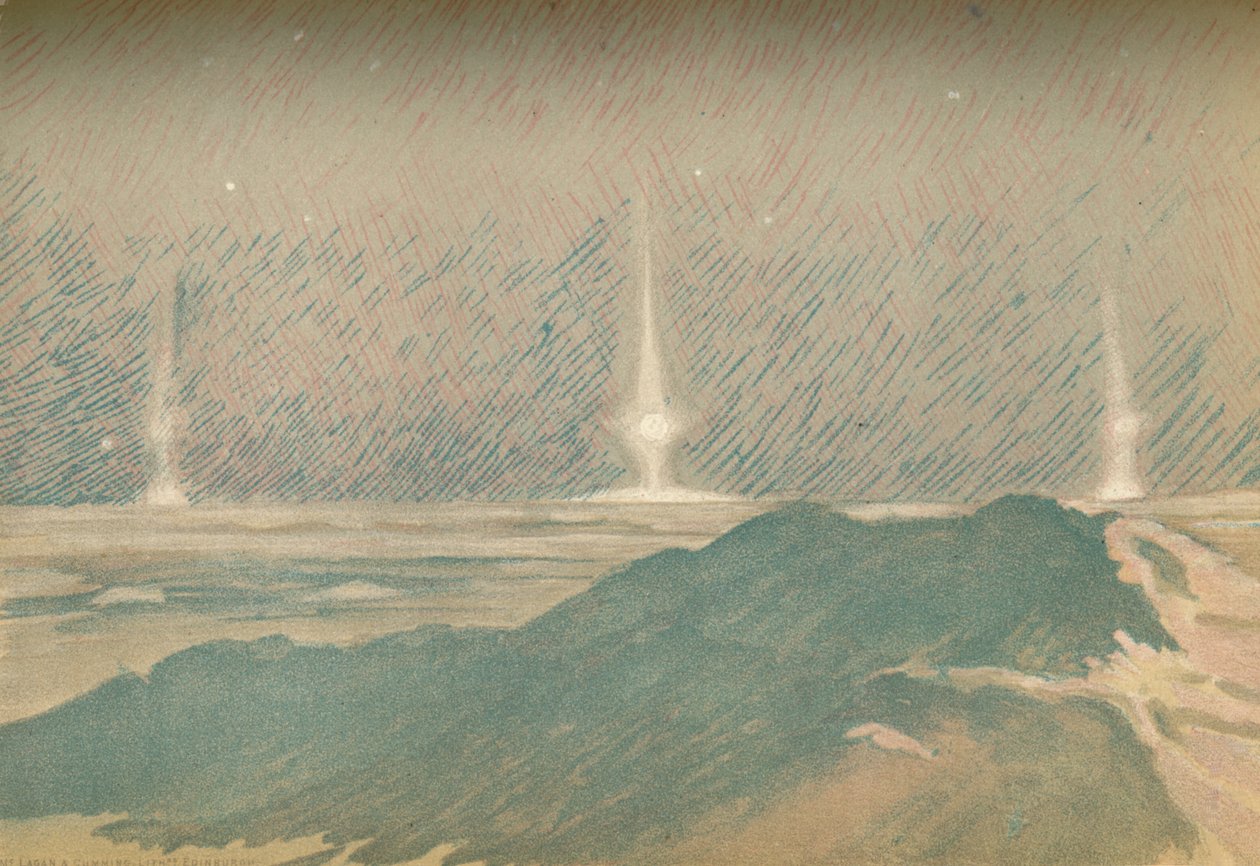 Kuutamoilmiöt napa-yön alussa, marraskuu 1893, 1897 tekijältä Fridtjof Nansen
