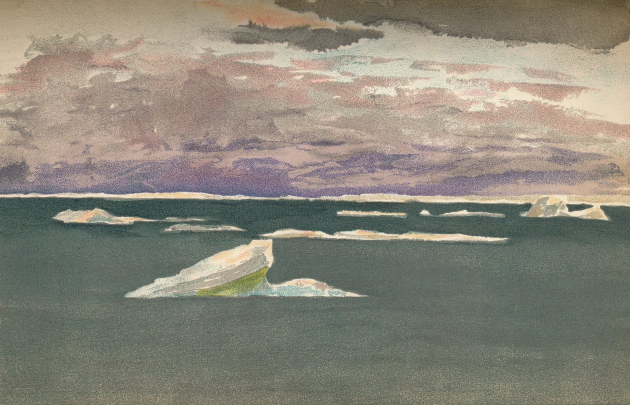 Off the Edge of the Ice - keräävä myrsky, 14. syyskuuta 1893, 1897 tekijältä Fridtjof Nansen