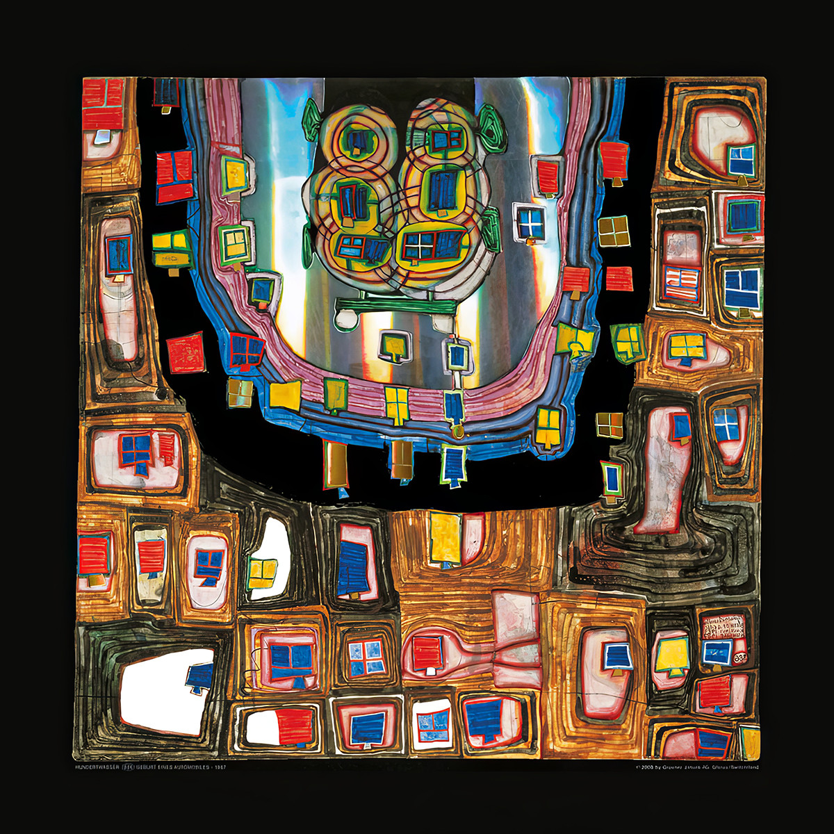 Auton synty tekijältä Friedensreich Hundertwasser