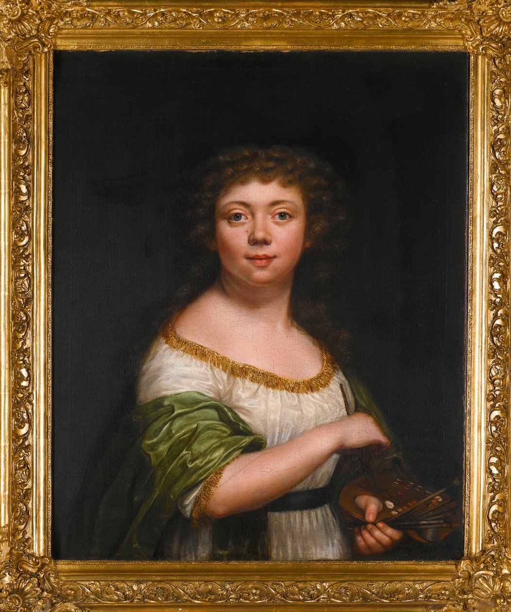 "Omakuva, 21-vuotias", Lisiewska, Friederike Julie (1772-1856) tekijältä Friederike Julie Lisiewska