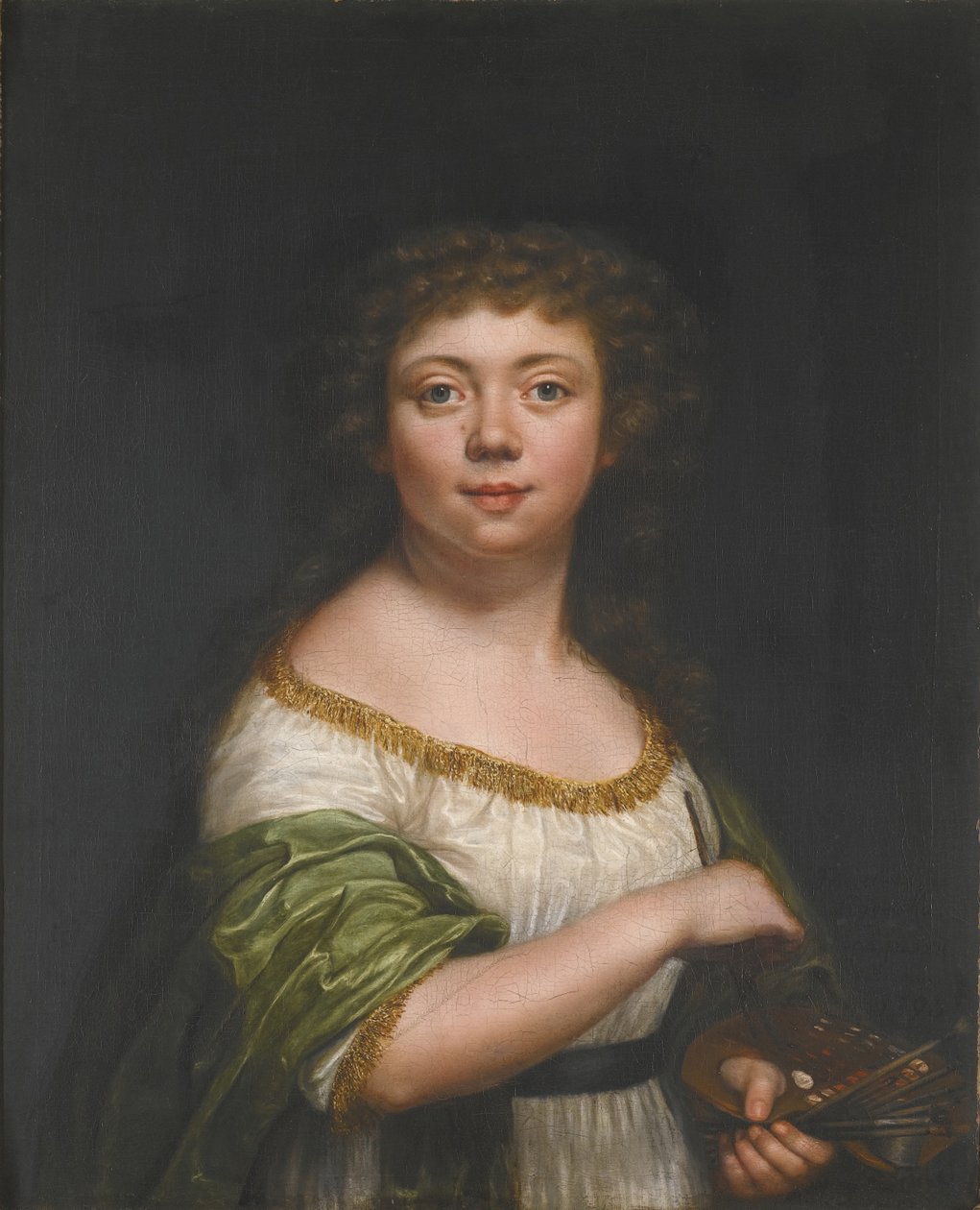 Omakuva, 21-vuotias, 1793 tekijältä Friederike Julie Lisiewska