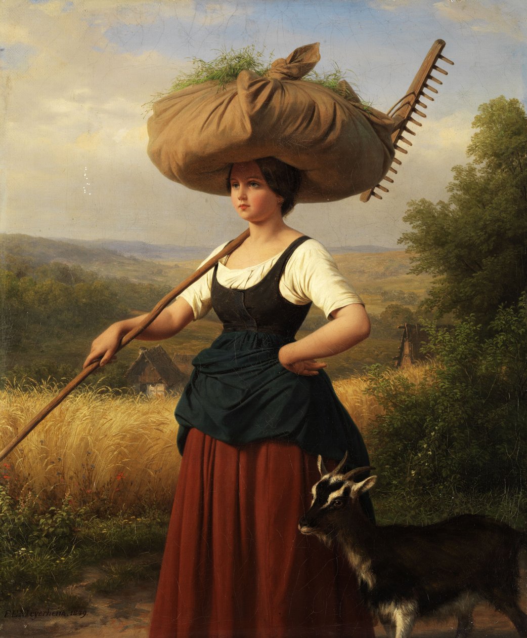 Heimkehr vom Feld tekijältä Friedrich Eduard Meyerheim