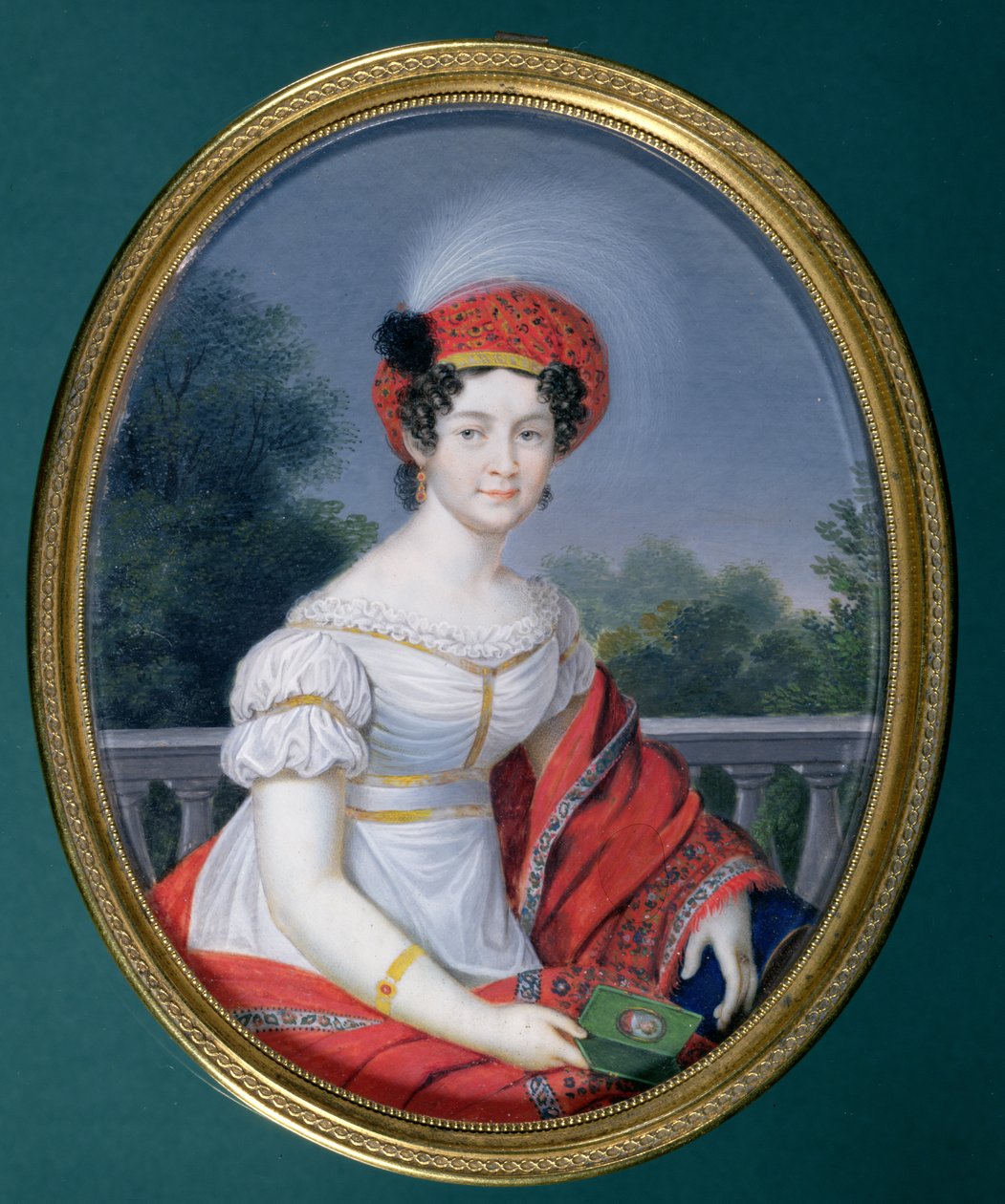 Katariina Paulovna, Venäjän suurherttuatar, Württembergin kuningatar (1788-1819) (pienikokoinen) tekijältä Friedrich Fleischmann