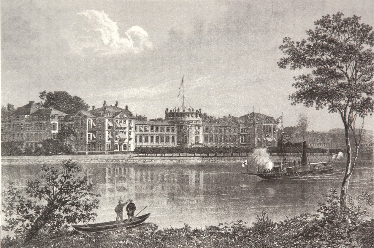 Schloss Biebrich tekijältä Pierre Joseph Redouté