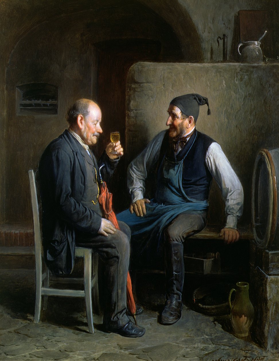 Viininmaistelu tai hyvä vuosikerta (paneeli) tekijältä Friedrich Friedlander